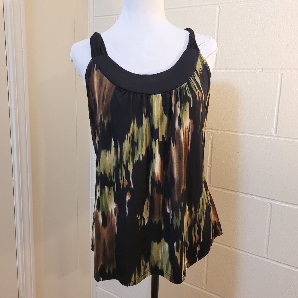 CLEANOUT SALE Tiger Eye Business Casual Top